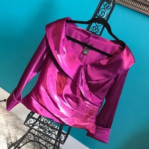 💥XSCAPE formal shimmer blouse
